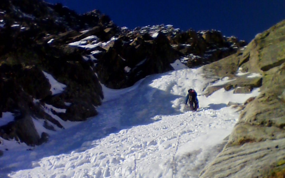 Il Couloir Est del Martellot, una salita invernale